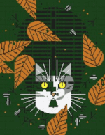 Charley Harper Needlepoint - Birdwatcher